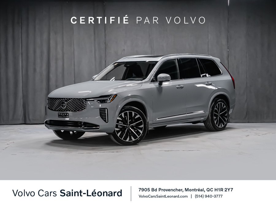 2026 Volvo XC90 B6 ULTRA BRIGHT HARMAN KARDON AFFICH. TÊTE HAUTE Grey