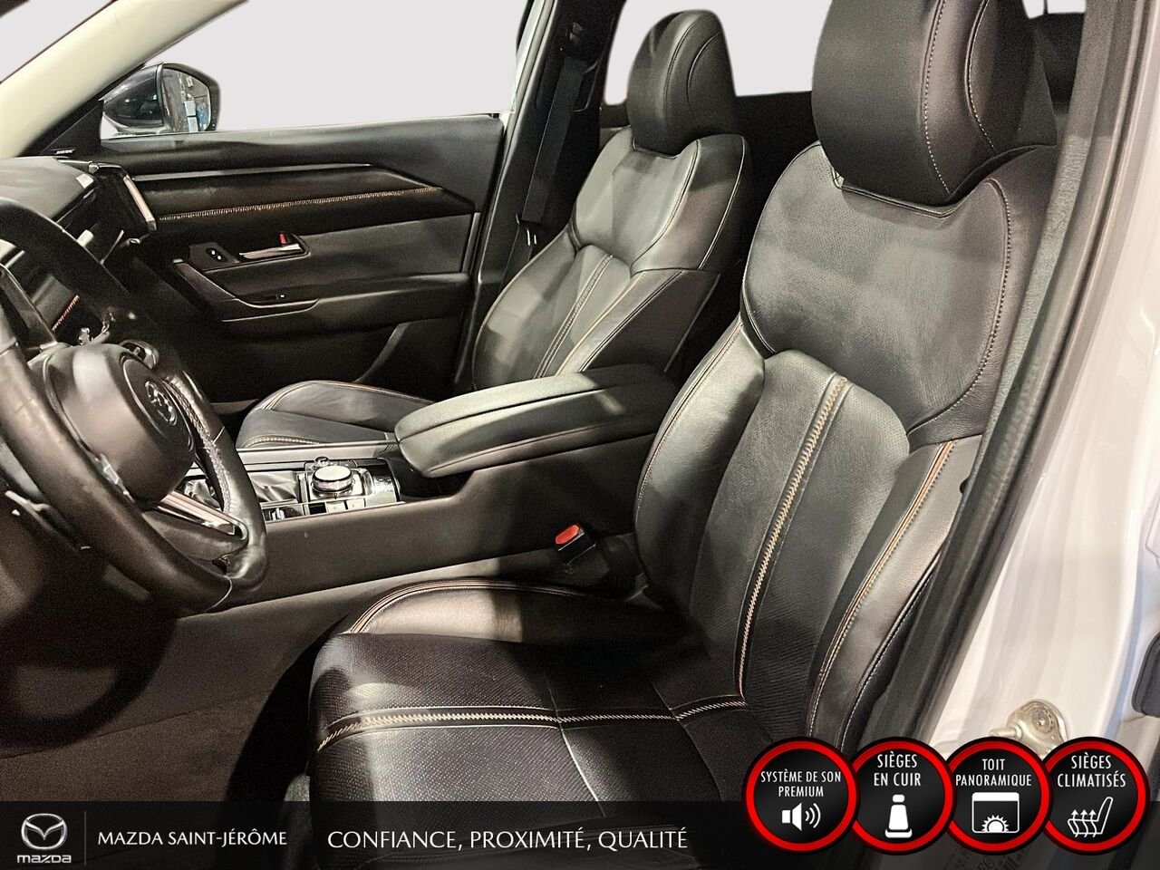 2023 Mazda CX-50 GT avec moteur turbo | TOIT PANORAMIQUE | ENSEMBLE DE REMORQUAGE | CUIR | AWD White Saint-Jérôme - photo #16