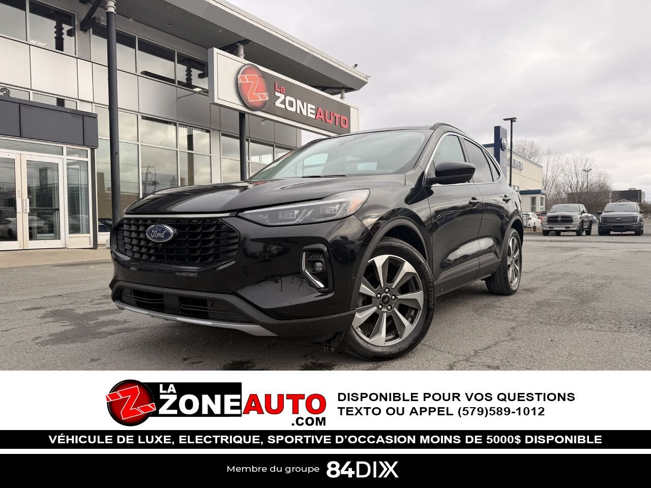 Ford Escape Hybride Platinum 2023 Noir Granby - photo #0