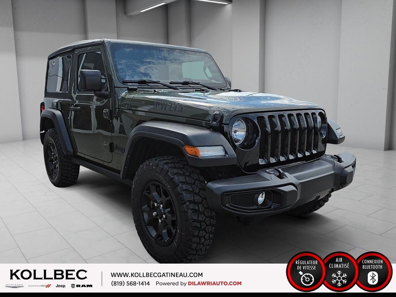 2023 JEEP WRANGLER Willys Sport 4x4 Green Ottawa & Gatineau - photo #0