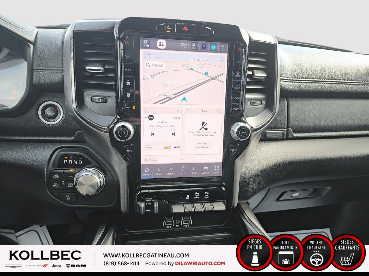 RAM 1500 SPORT Sport Crewcab 4x4 2025 Noir Ottawa & Gatineau - photo #27