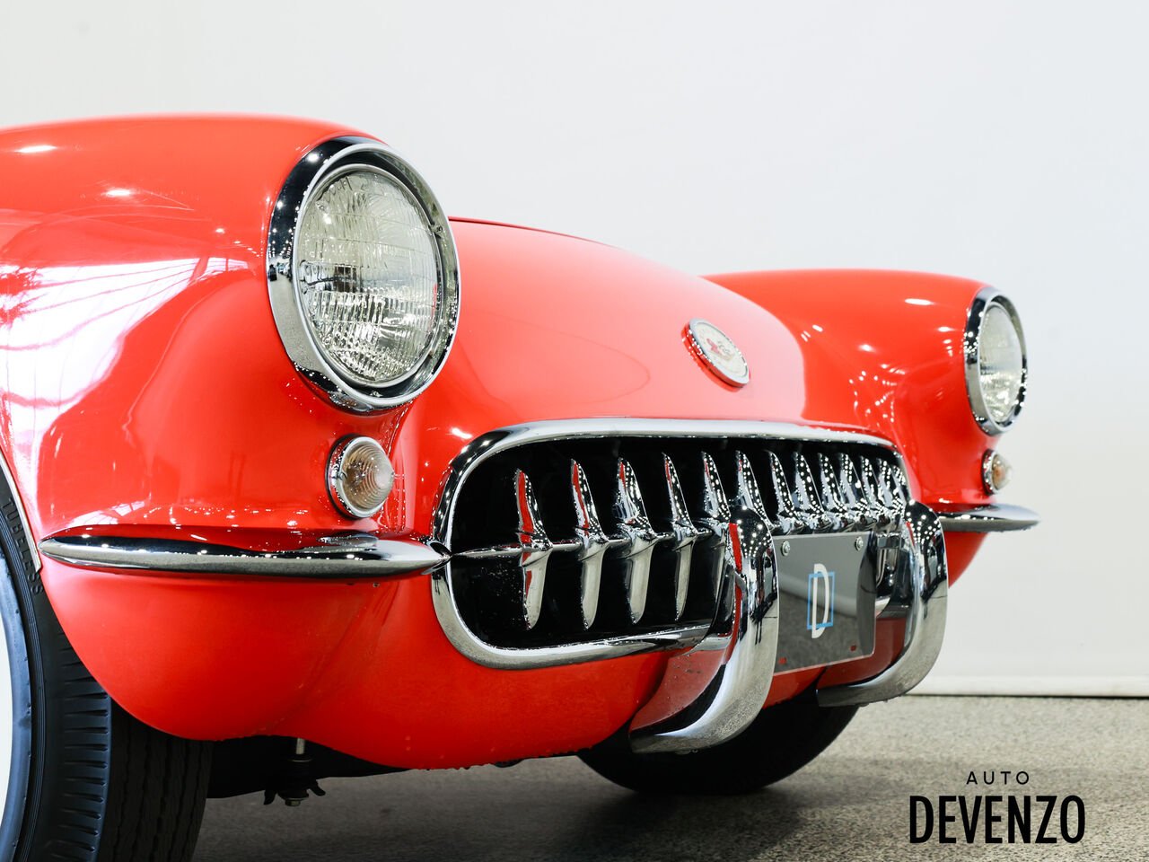 Chevrolet Corvette 1957 Rouge Saint-Eustache - photo #7
