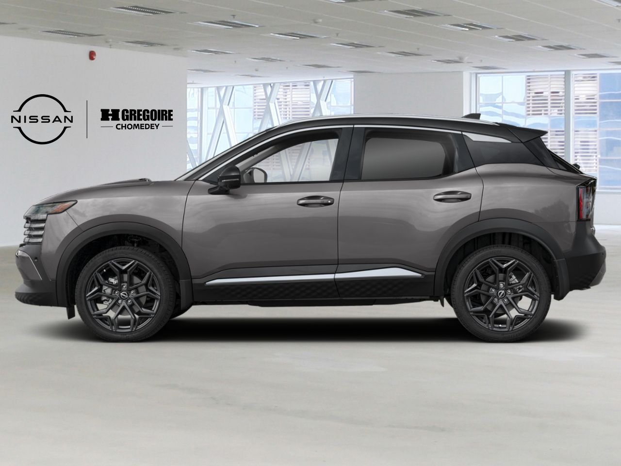 2026 Nissan Kicks Aspen White TriCoat/Super Black Laval - photo #1