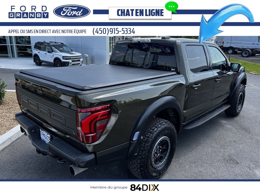 2025 Ford F-150 RAPTOR 37 802A Green