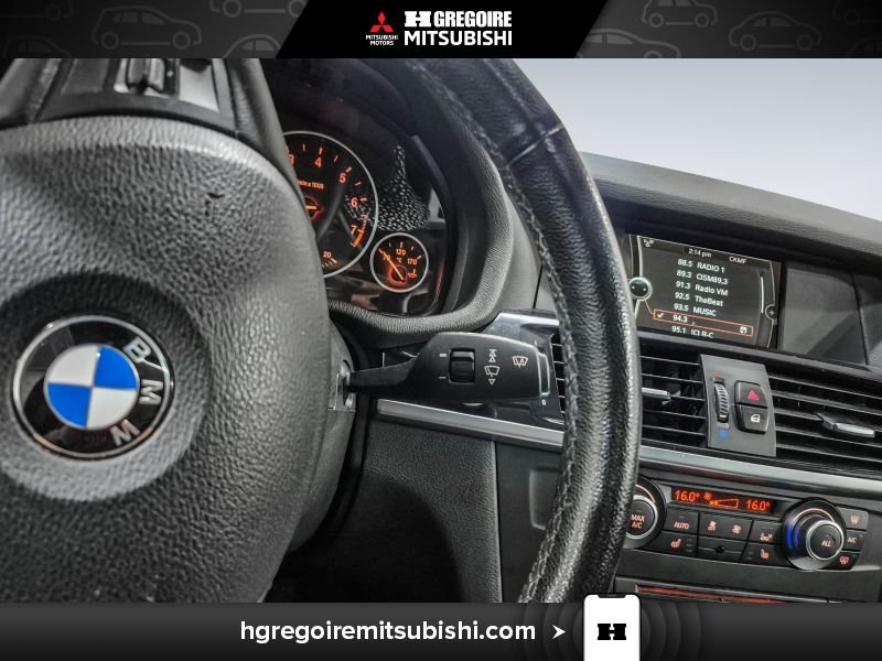 BMW X3 MA4483 | xDrive28i *AWD* Cuir * Mags * Toit * Caméra 2014 Bleu Laval - photo #23