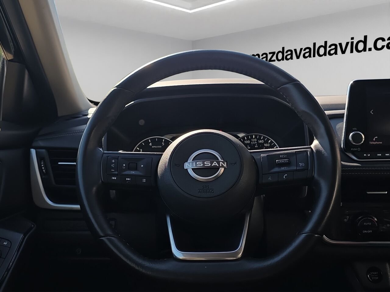 2024 Nissan Rogue S TI AWD, Cruise control, Sièges chauffant, écran tactile Black Val-David - photo #8