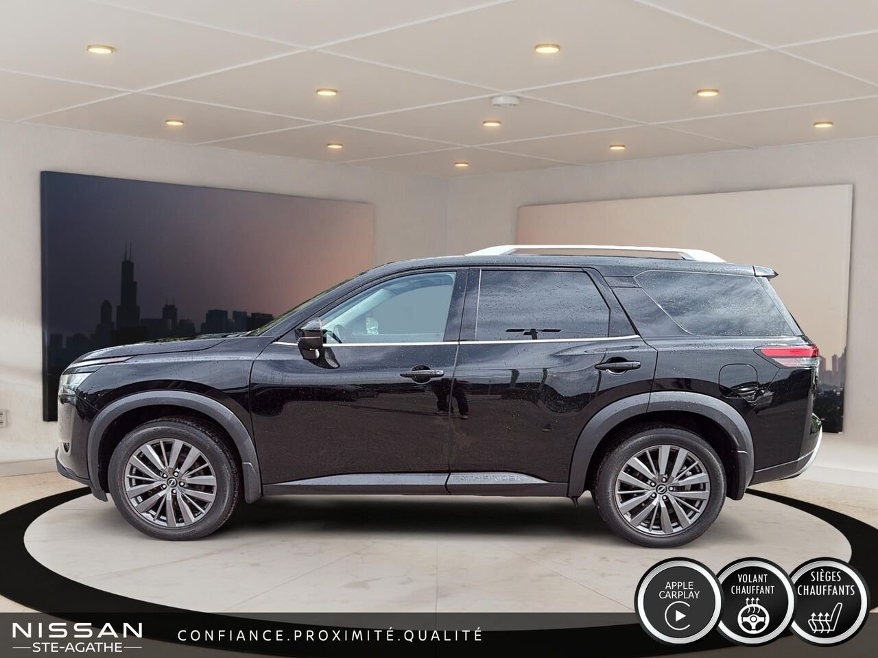 Nissan Pathfinder SL Ensemble Privilège AWD 2022 Noir Saint-Jérôme - photo #5