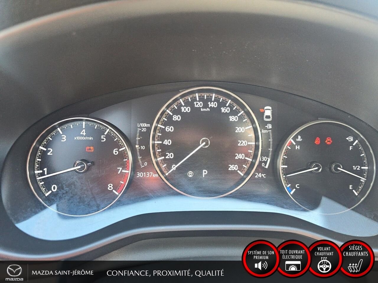 2022 Mazda Mazda3 Sport GT | CUIR | TOIT OUVRANT | AUTOMATIQUE | Black Saint-Jérôme - photo #16