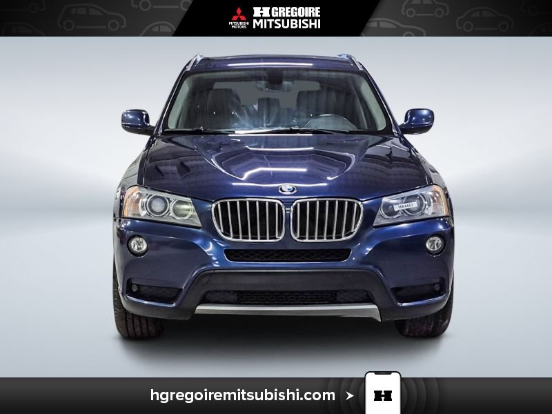 BMW X3 MA4483 | xDrive28i *AWD* Cuir * Mags * Toit * Caméra 2014 Bleu Laval - photo #1