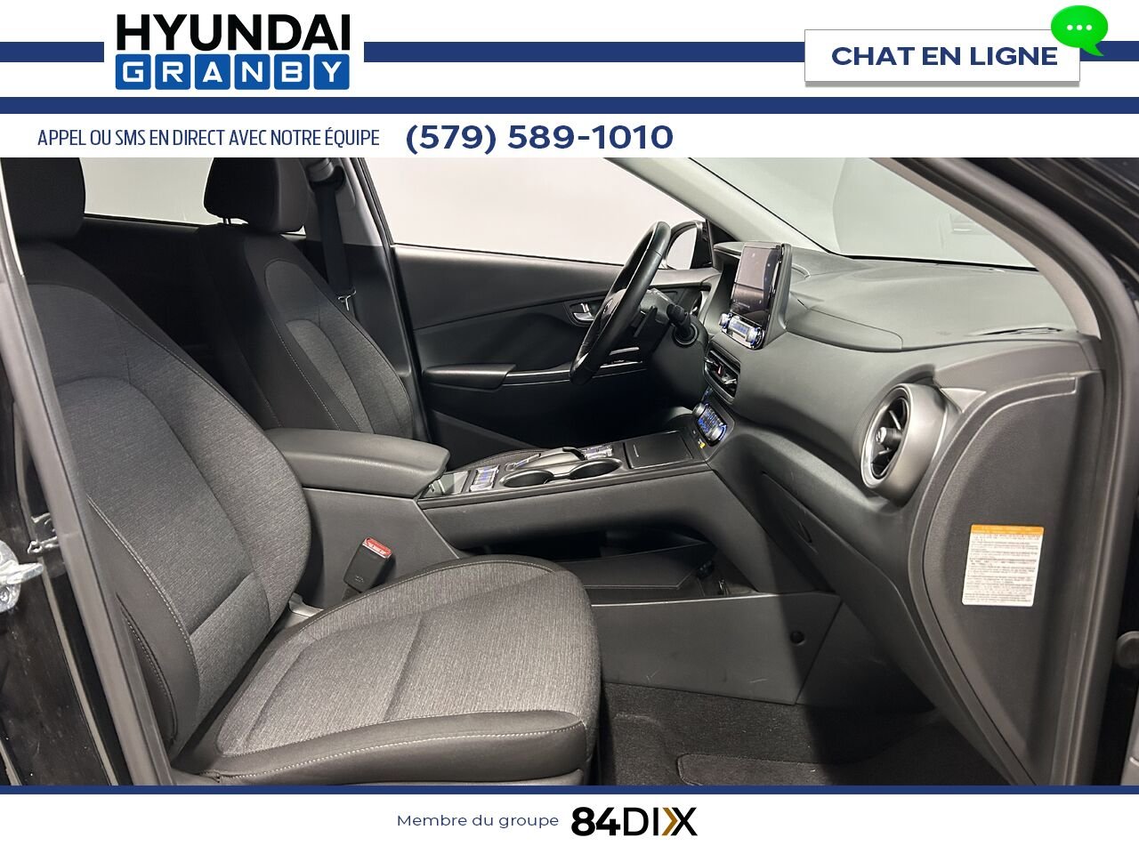Hyundai Kona électrique 2023 Noir Granby - photo #23