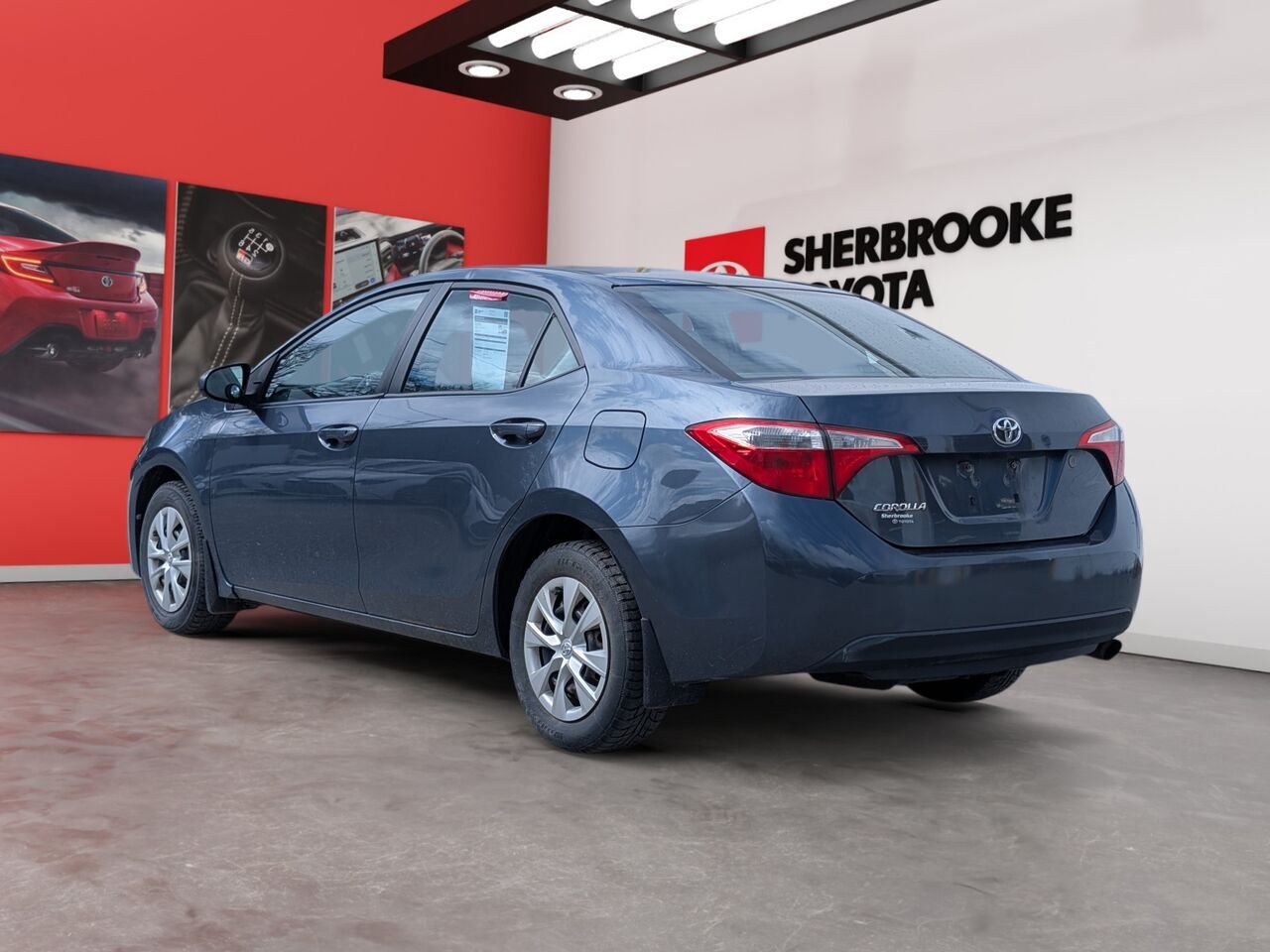 2014 Toyota Corolla 2T1BURHEXEC047051 Blue Sherbrooke - photo #4