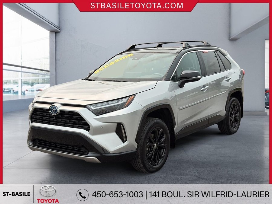 2023 TOYOTA RAV4 Hybrid 2023 Silver Sky Metallic with Black Roof