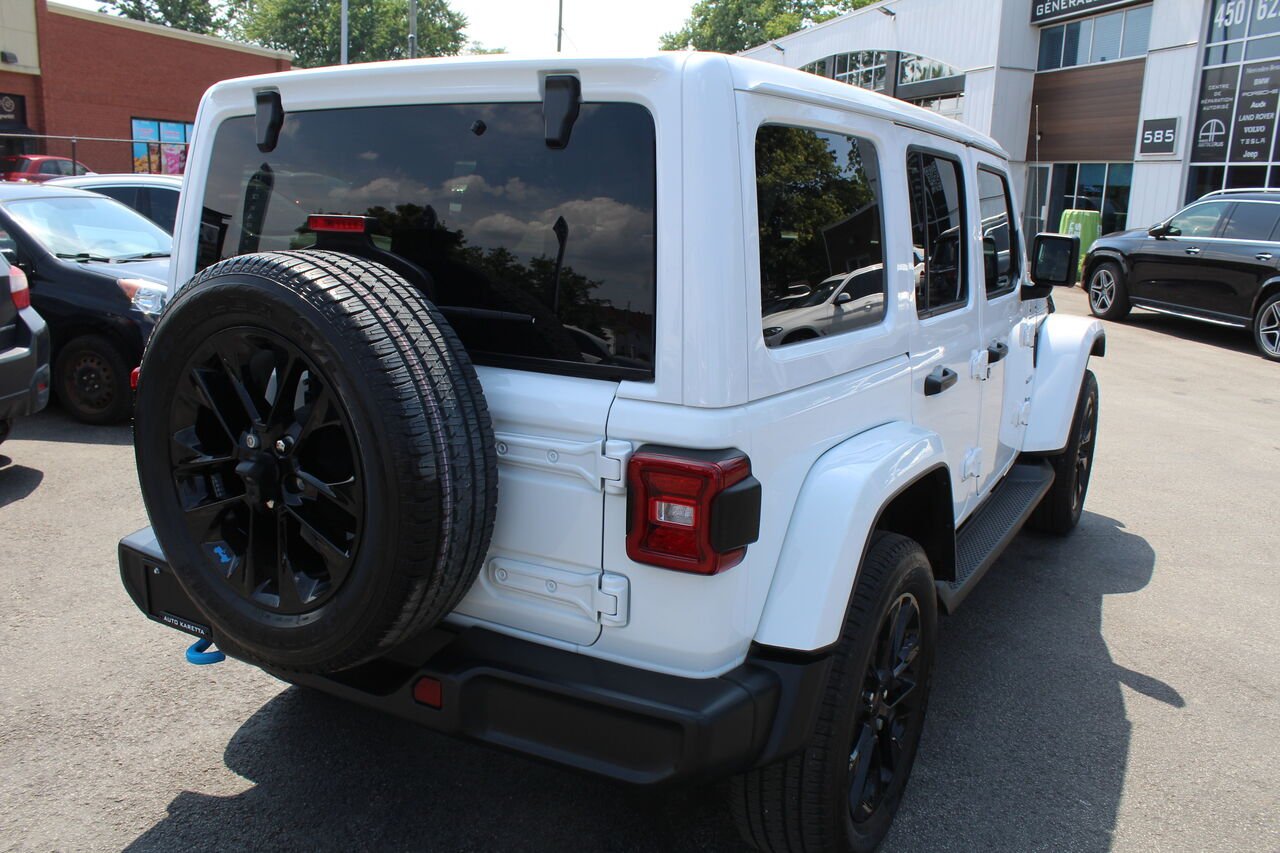 2022 Jeep Wrangler 4xe VIN: 1C4JJXP6XNW107114 White Sainte-Rose - photo #3