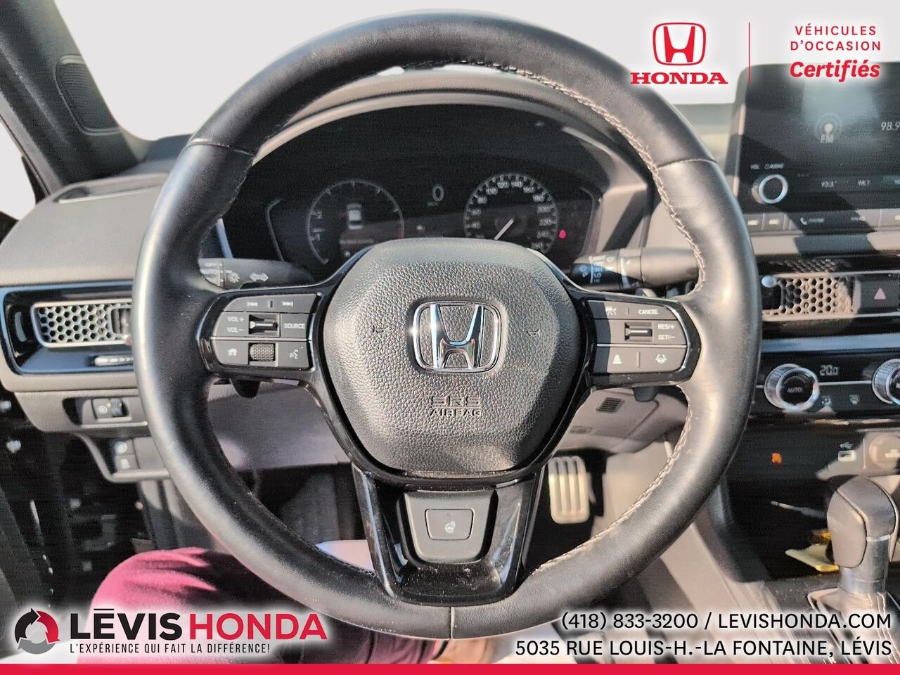 Honda Civic Sport-B Sport-B CVT 2023 Noir Lévis - photo #20
