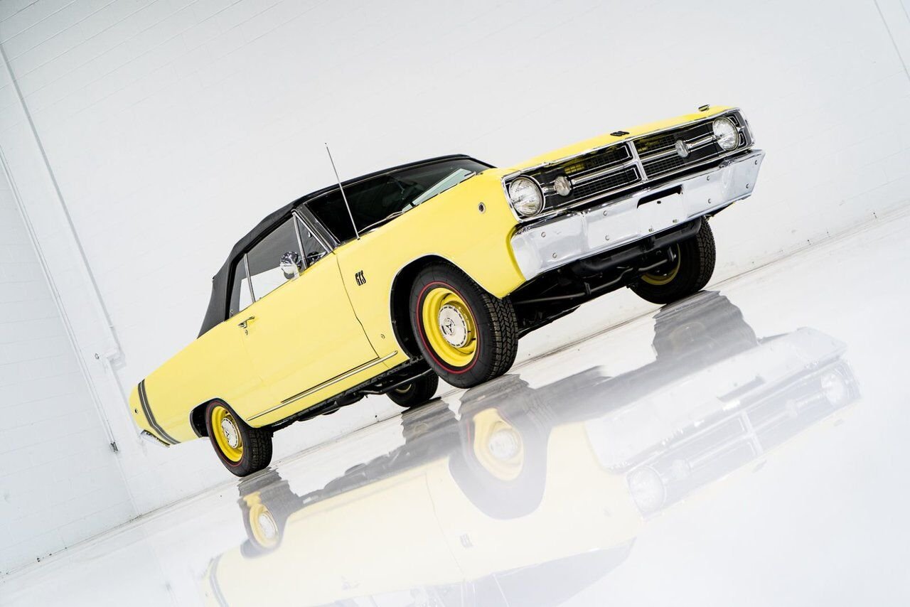 1968 Dodge Dart *PRIX EN USD* GTS Conv Matching #s 340 cu in With Original Built Sheet Yellow Montreal - photo #78