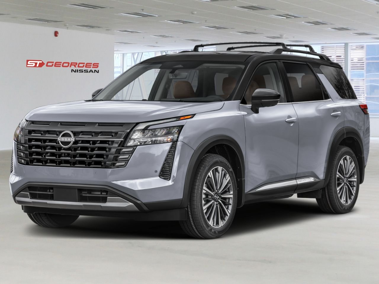NISSAN Pathfinder 2026 Gris rocher nacré/Noir intense Saint-Georges - photo #0