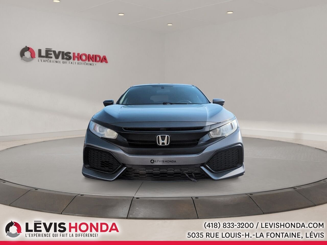 Honda Civic Hayon LX LX 5 portes BM 2017 Gris Lévis - photo #2