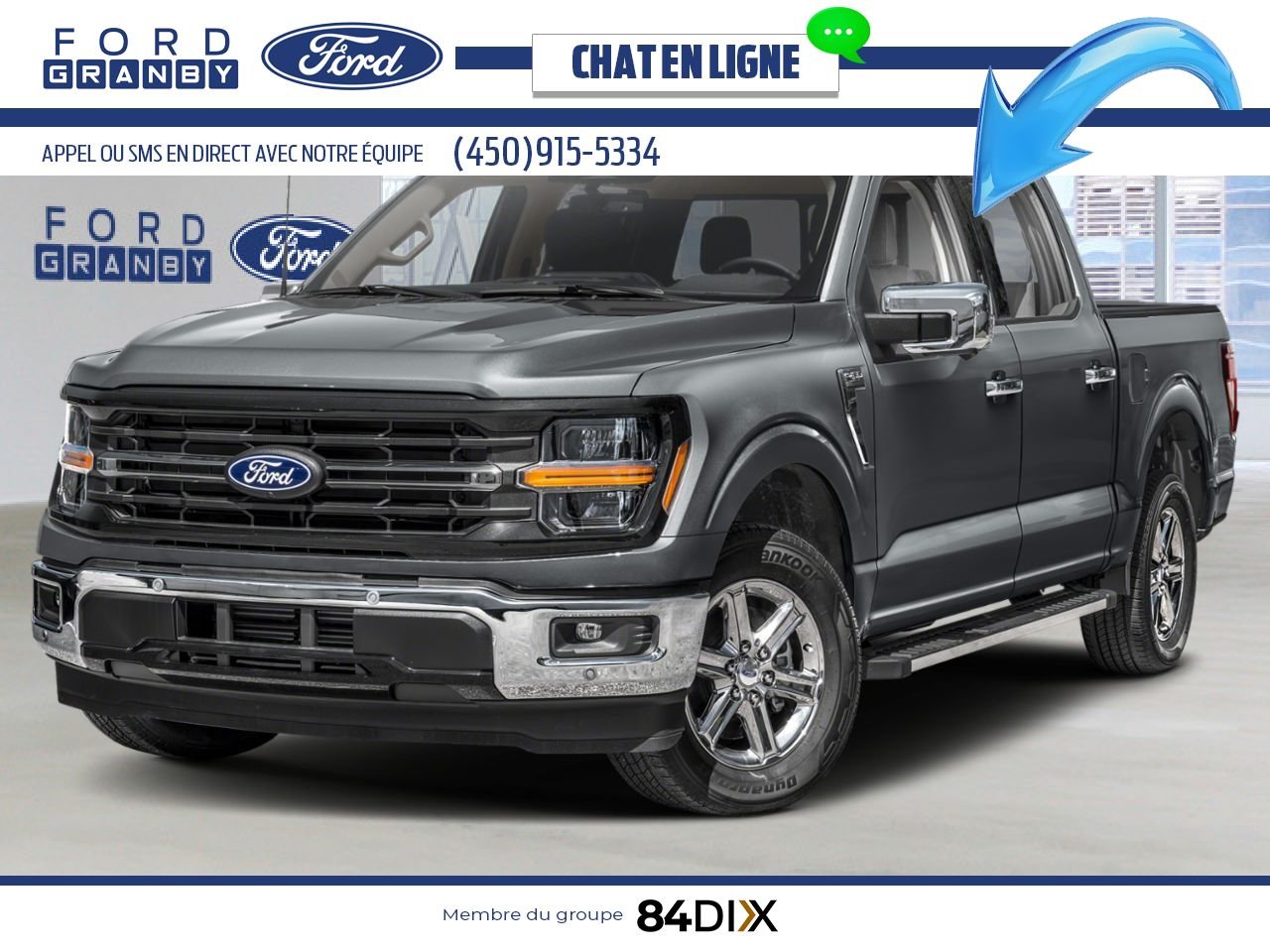 Ford F-150 2025 Gris carbonisé métallisé Granby - photo #0