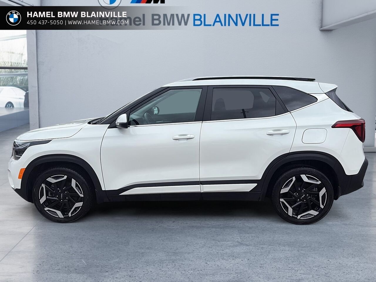 Kia Seltos SX TI avec intérieur noir 2025 Blanc Blainville - photo #4