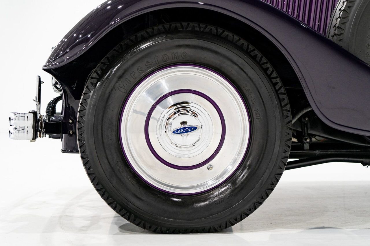 1933 Lincoln KB Victoria Coupe One Of 18 Built, And The Only Known Surviving **PRICE IN USD** Purple Montreal - photo #49