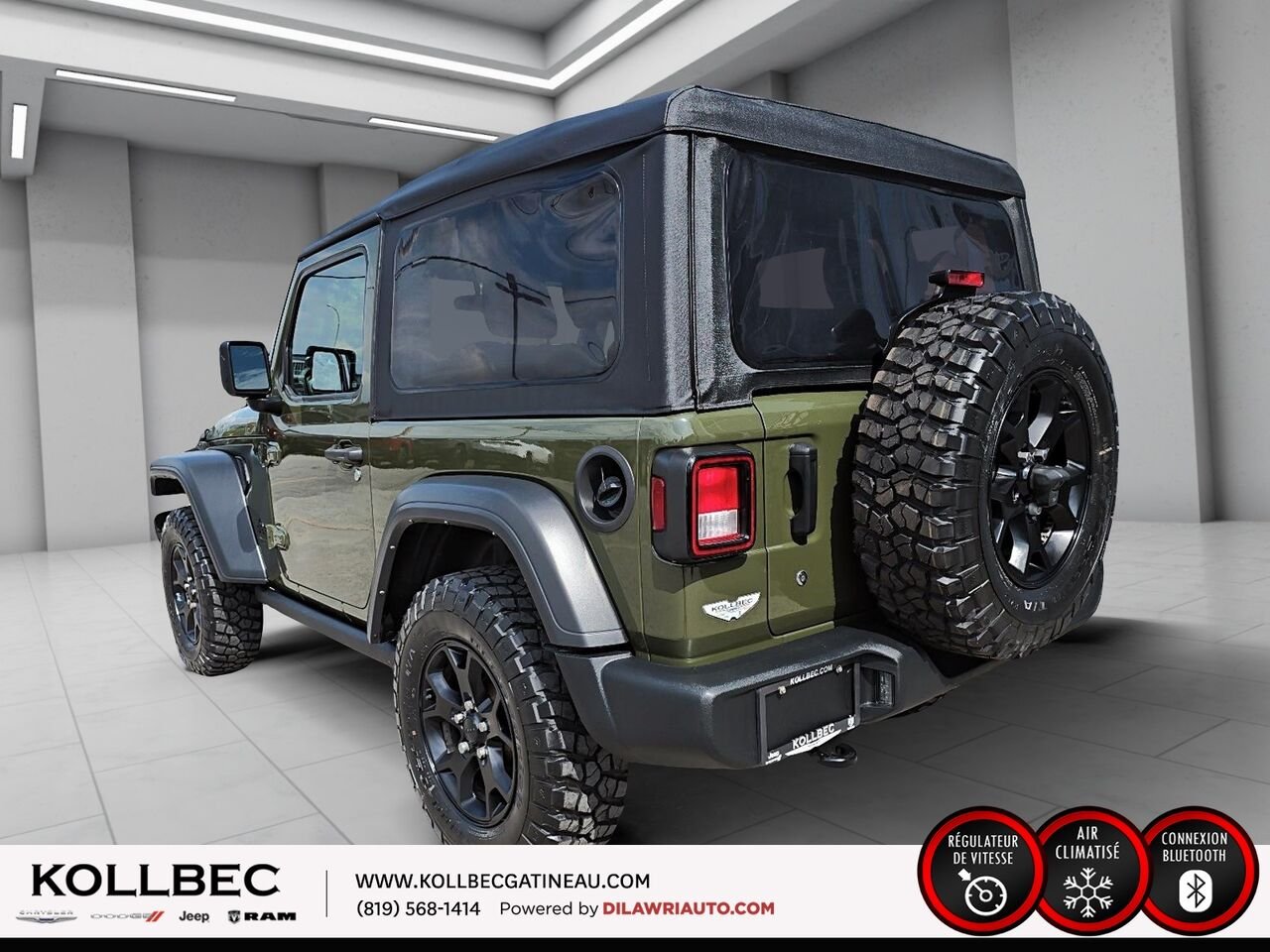 2023 JEEP WRANGLER Willys Sport 4x4 Green Ottawa & Gatineau - photo #16