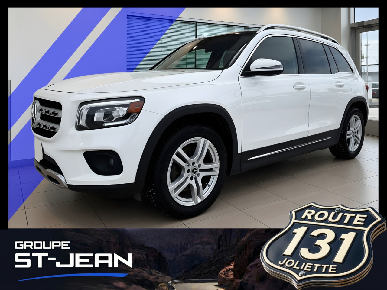 2021 Mercedes-Benz GLB White Notre-Dame-des-Prairies - photo #0