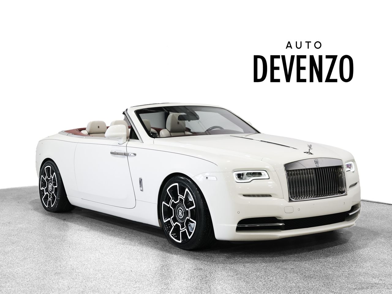White 2016 Rolls-Royce Dawn Convertible Rear-Wheel Drive Automatic
