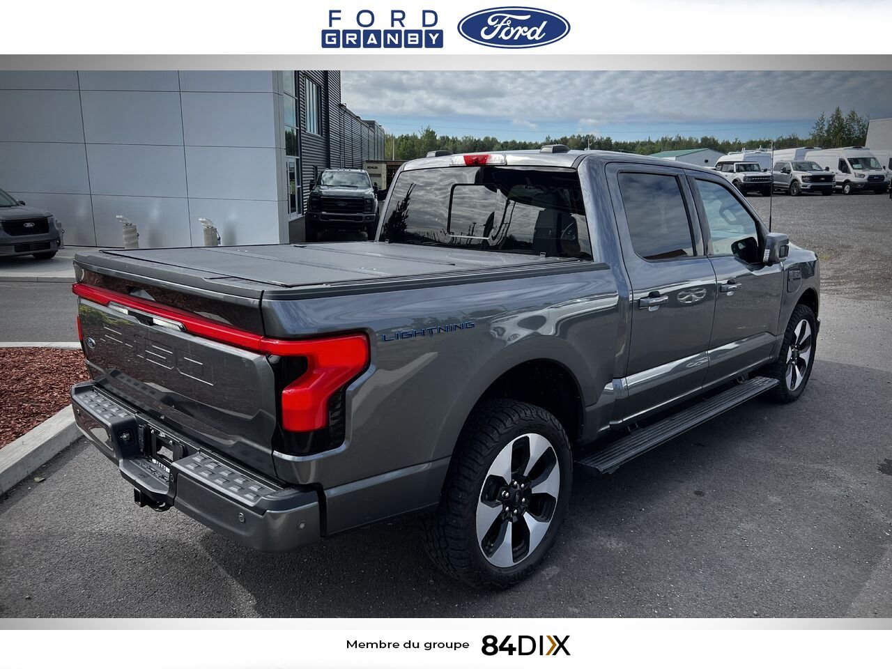2023 Ford F-150 Lightning Grey Granby - photo #3