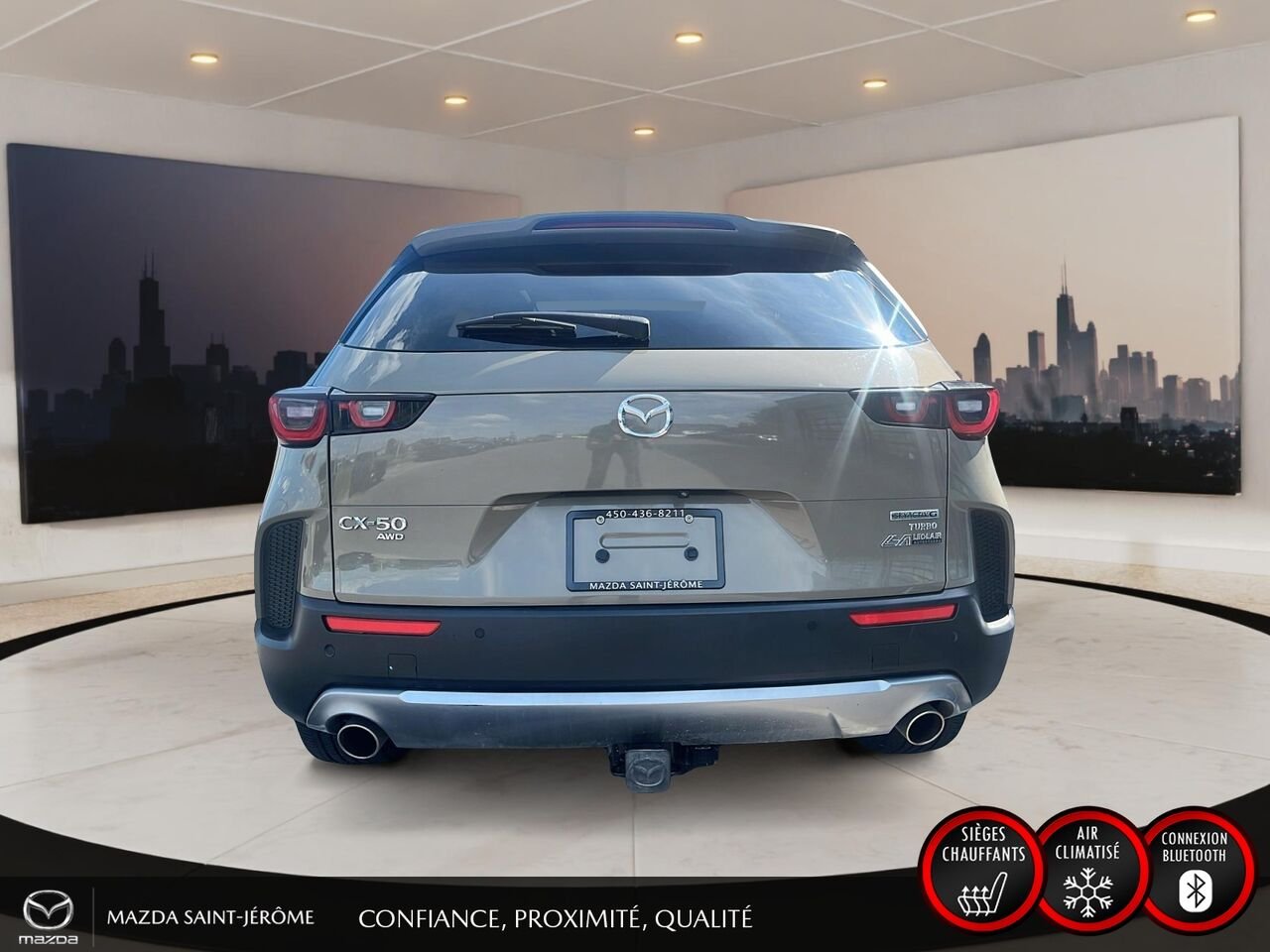 Mazda CX-50 GT avec moteur turbo | TOIT PANORAMIQUE | AWD | CUIR 2023 Beige Saint-Jérôme - photo #6