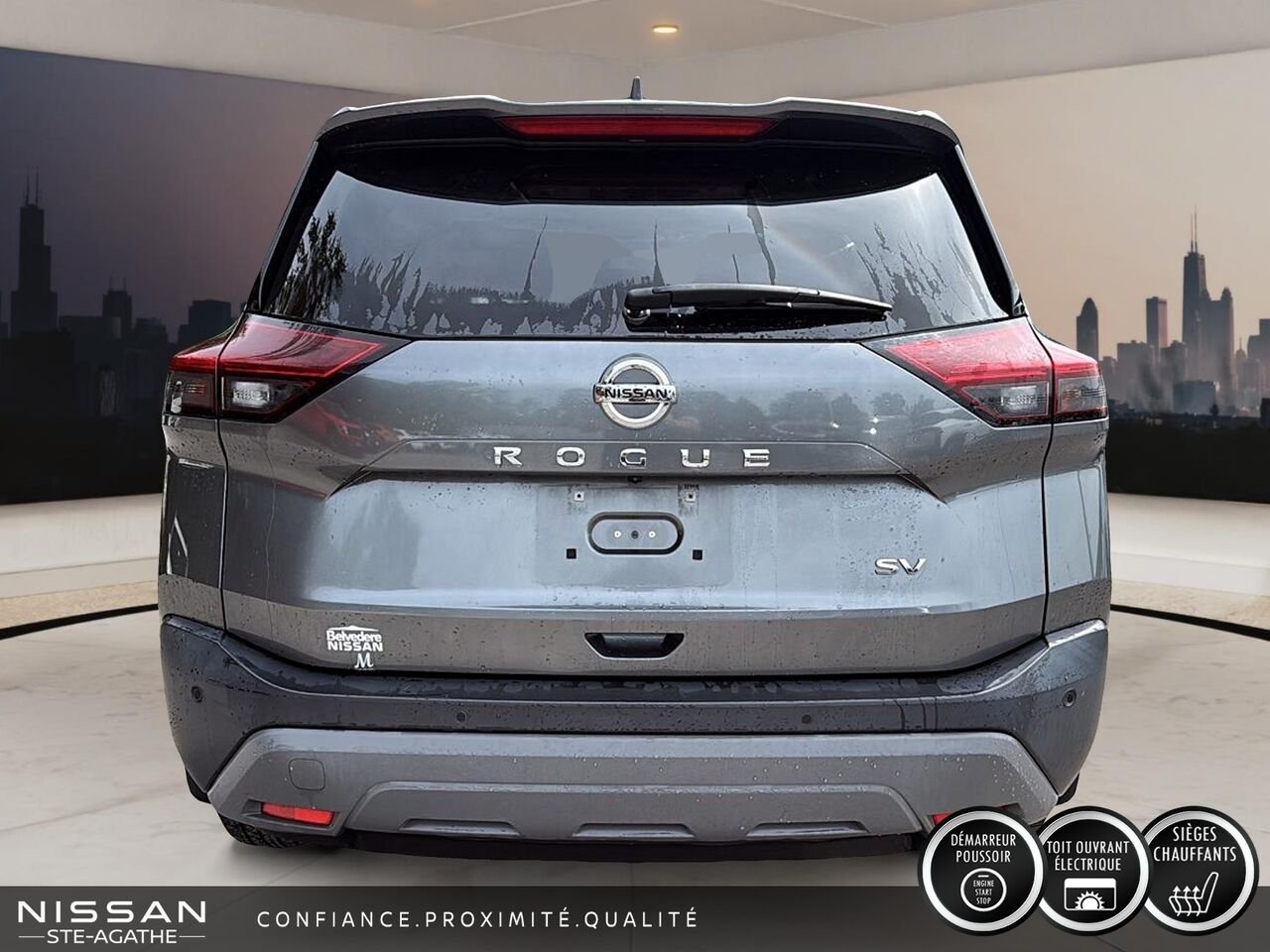 2021 Nissan Rogue SV|TA|1 PROPRIO|CARFAX CLEAN Grey Saint-Jérôme - photo #3