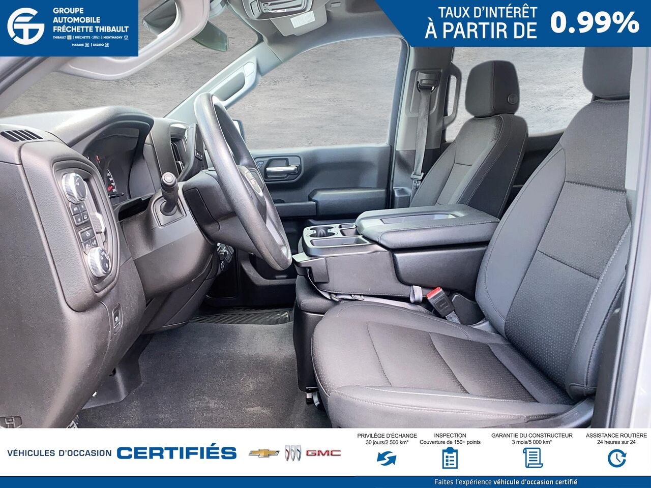 2024 GMC SIERRA 150 Pro cabine multiplace 4RM 157 po Grey Montmagny - photo #8