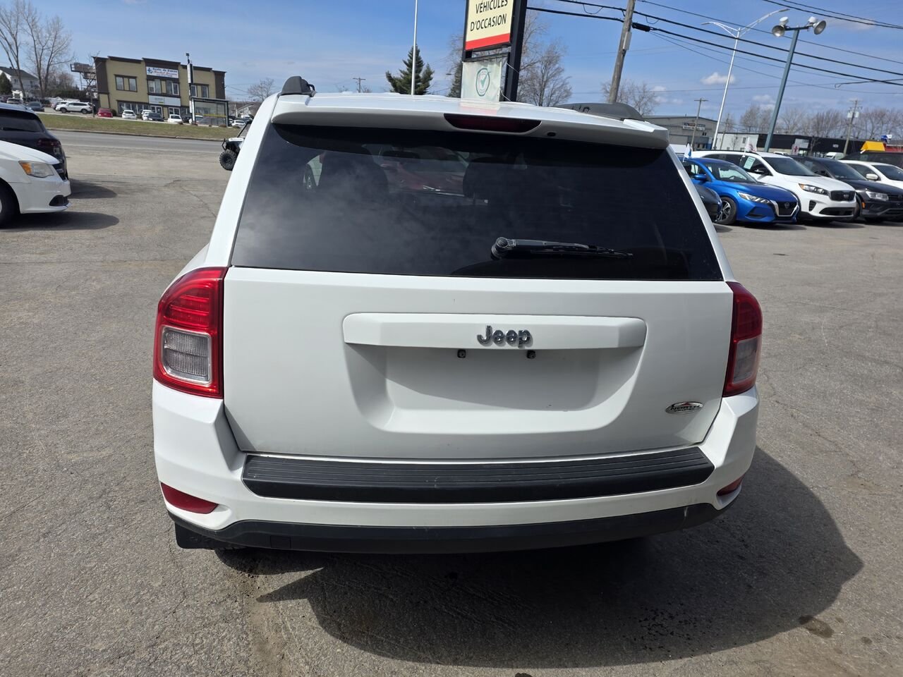2012 Jeep Compass White  - photo #4