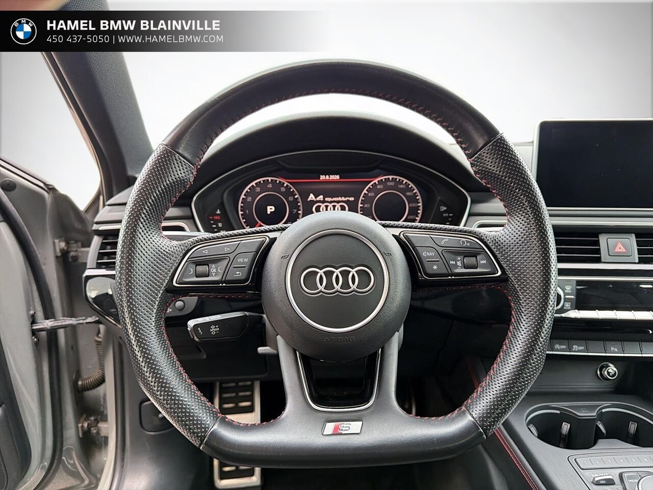 Audi berline A4 Progressiv 45 TFSI quattro 2019 Gris Blainville - photo #12