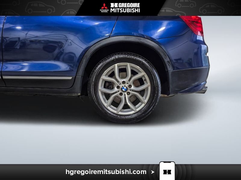 BMW X3 MA4483 | xDrive28i *AWD* Cuir * Mags * Toit * Caméra 2014 Bleu Laval - photo #11