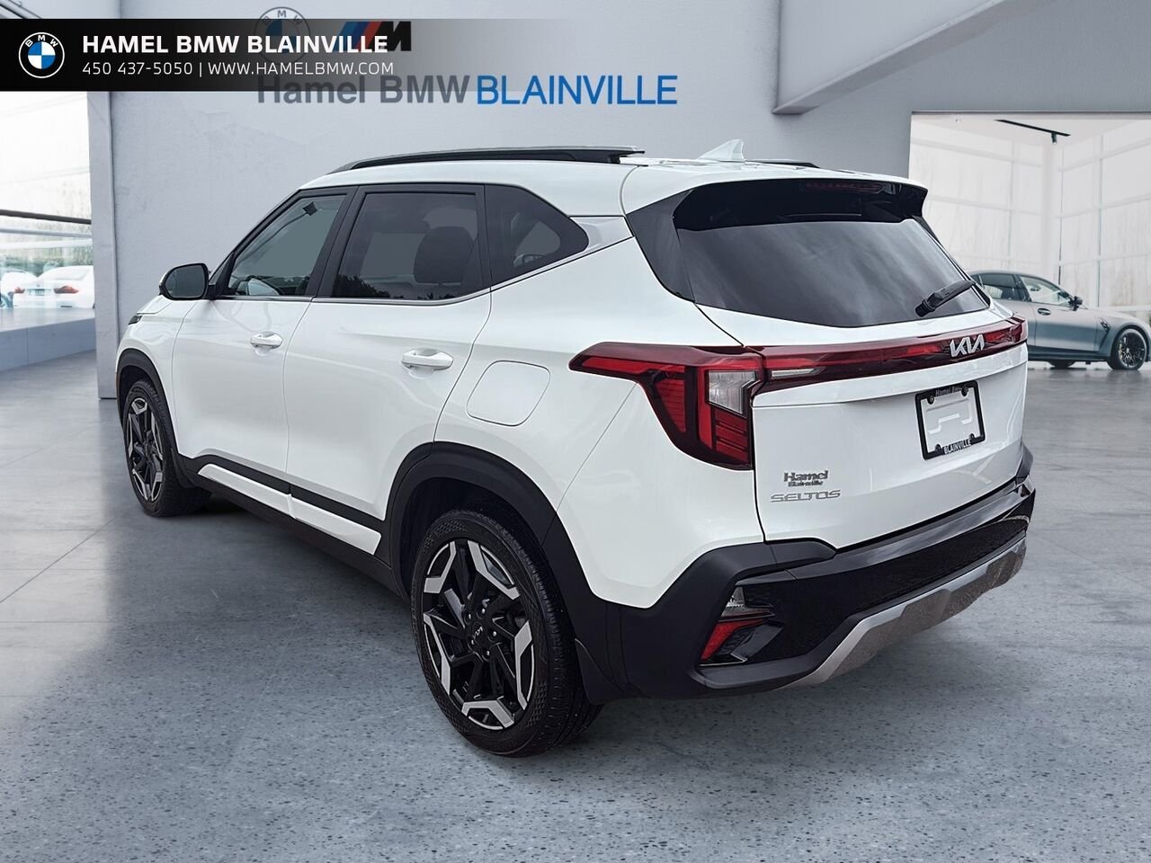 Kia Seltos SX TI avec intérieur noir 2025 Blanc Blainville - photo #3