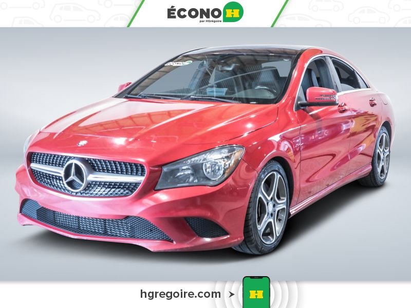 Mercedes Benz CLA 2016 Rouge Laval - photo #2
