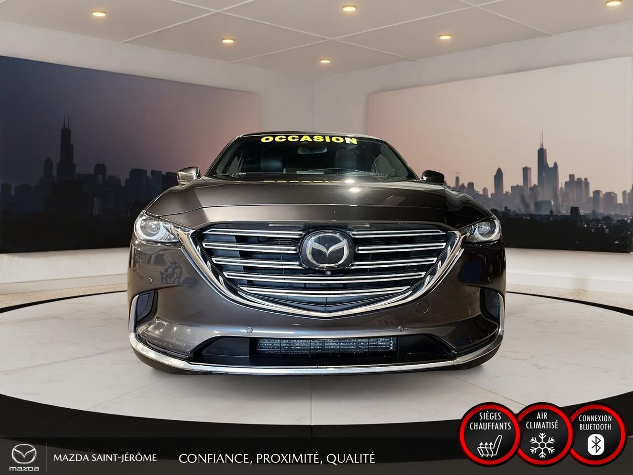 2021 Mazda CX-9 GT | TOIT OUVRANT | CUIR | AWD | Grey Saint-Jérôme - photo #2