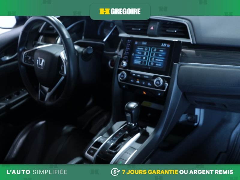 Honda Civic 820892 | TOURING AUTO A/ C CUIR TOIT GR ELECT MAGS CAM RECU 2019 Bleu Laval - photo #25