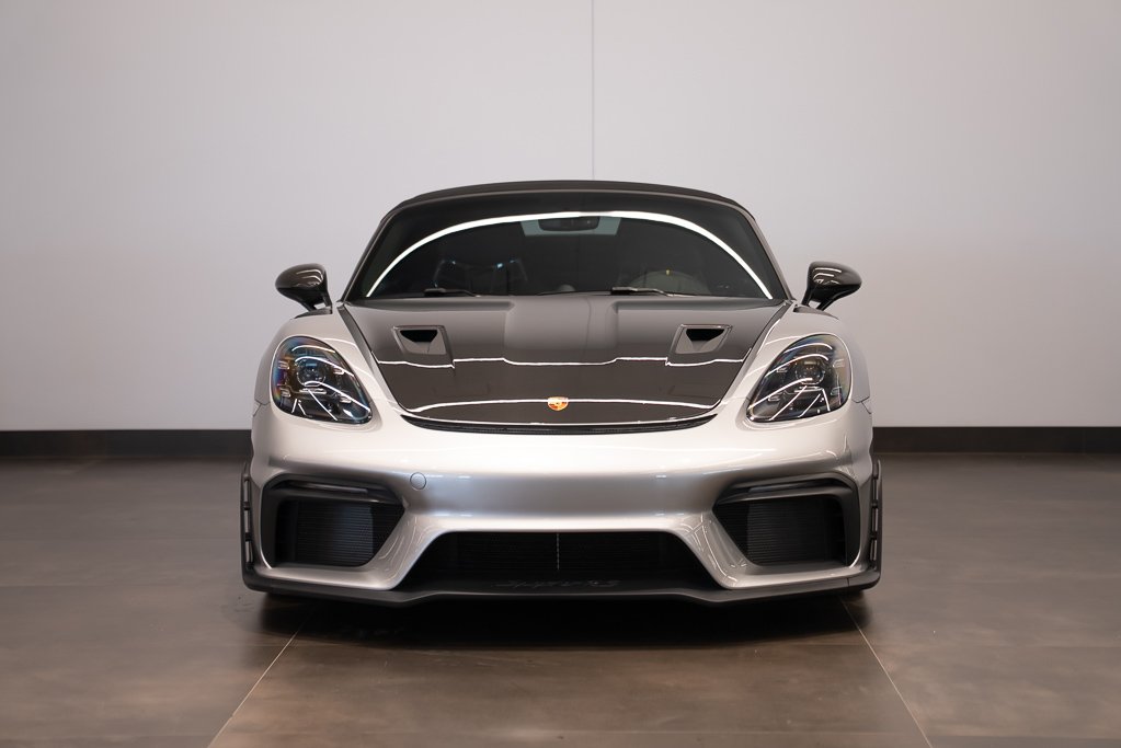 Porsche 718 Spyder RS Roadster Spyder 2024 Argent Kirkland - photo #1