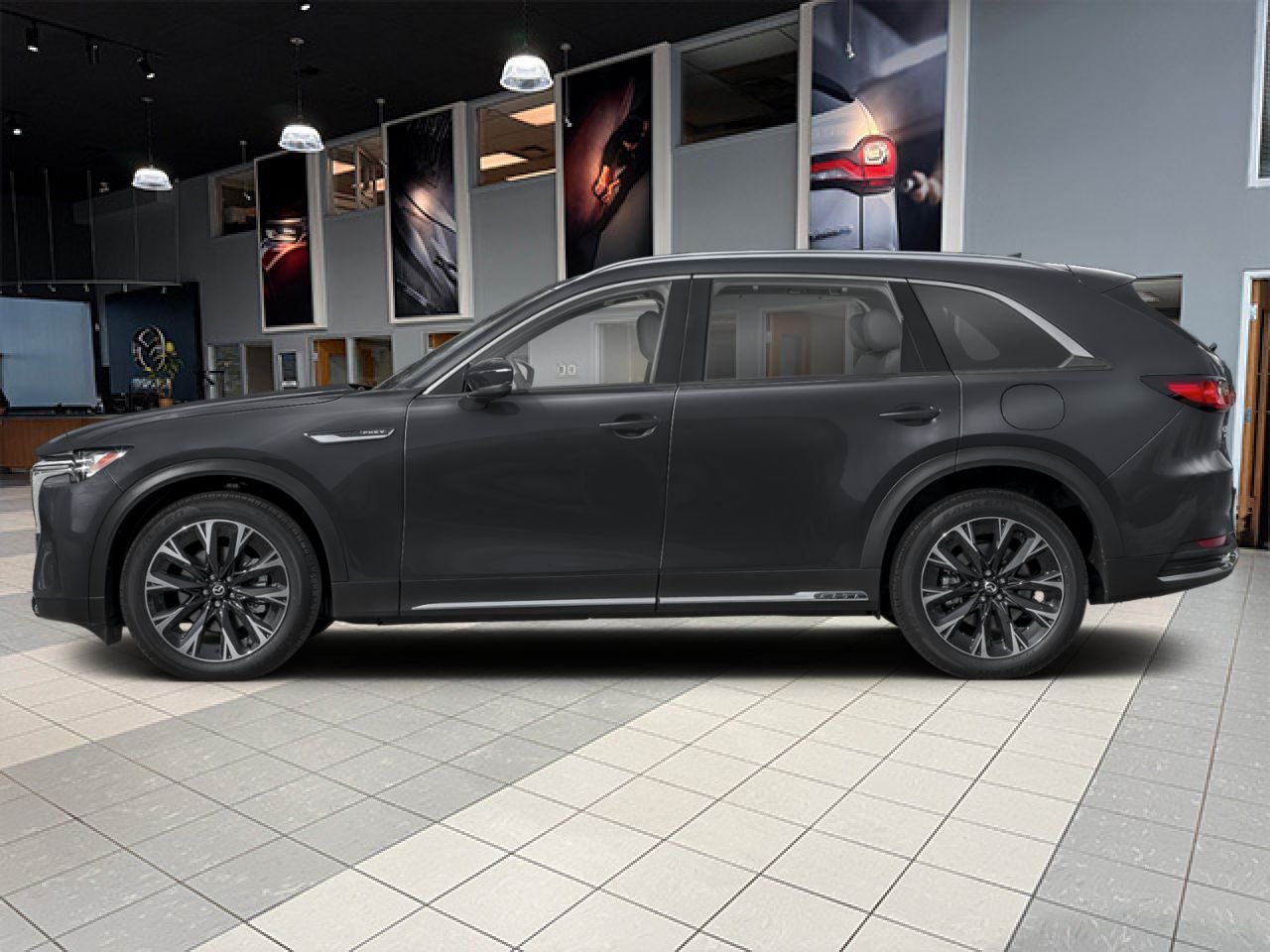 MAZDA CX-90 hybride rechargeable 2026 Noir de jais mica Notre-Dame-des-Prairies - photo #1