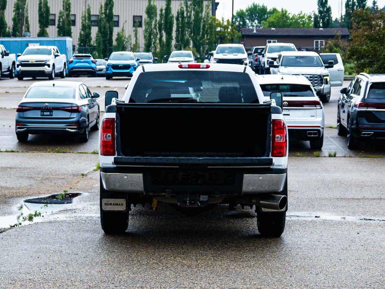 2011 Chevrolet Silverado 3500HD 4WD Crew Cab 167 LTZ White Sherwood Park - photo #14