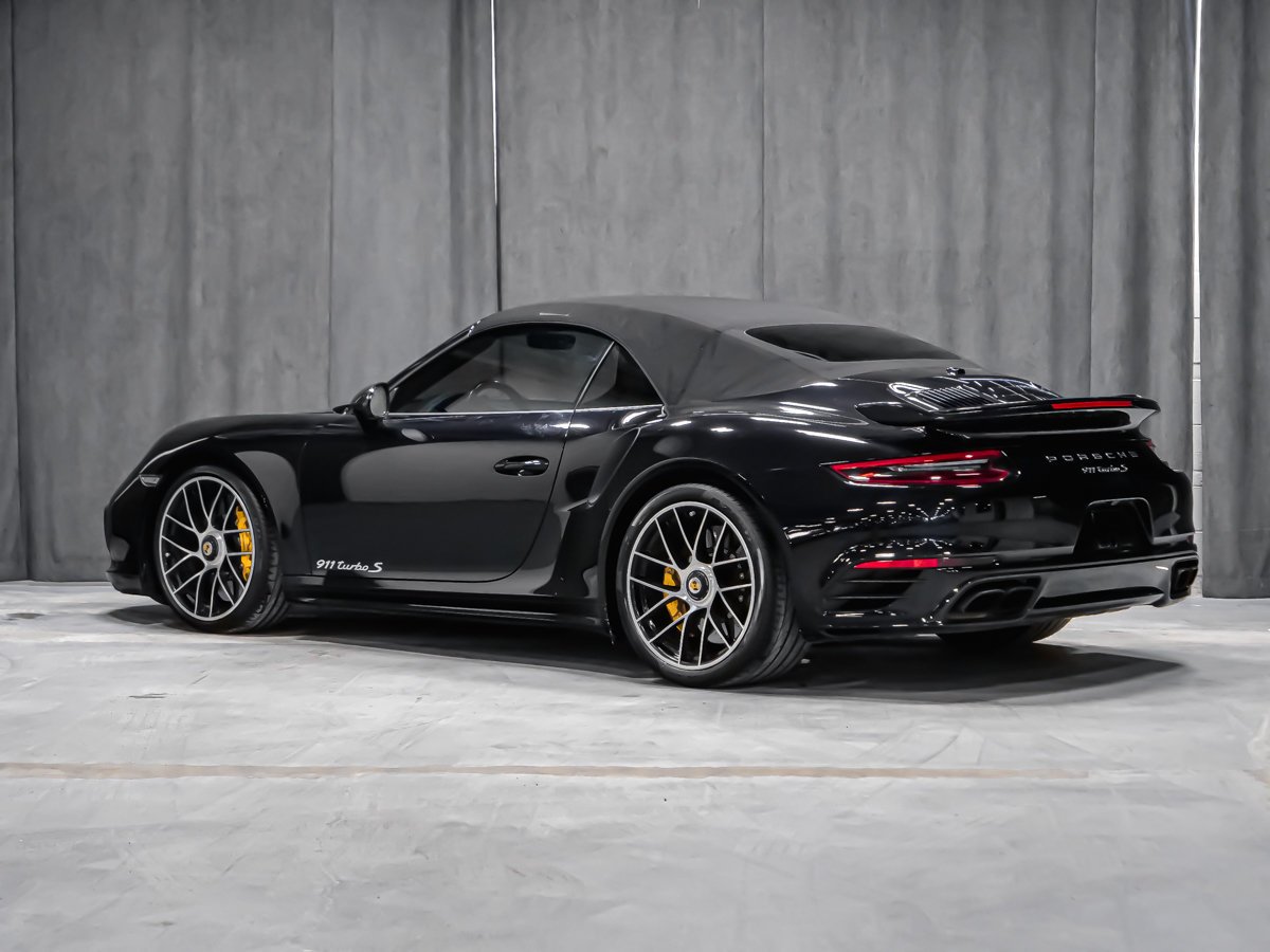 2017 Porsche 911 TURBO S Black Montreal - photo #6