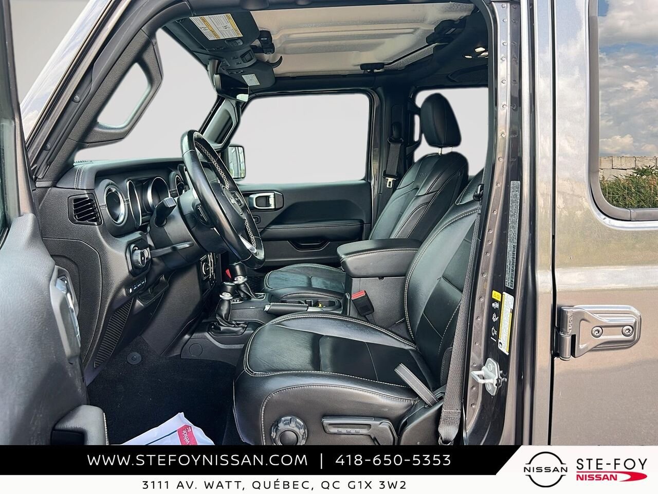 Jeep Wrangler 4xe SAHARA UNLIMITED 2022 Gris Ste-Foy - photo #8
