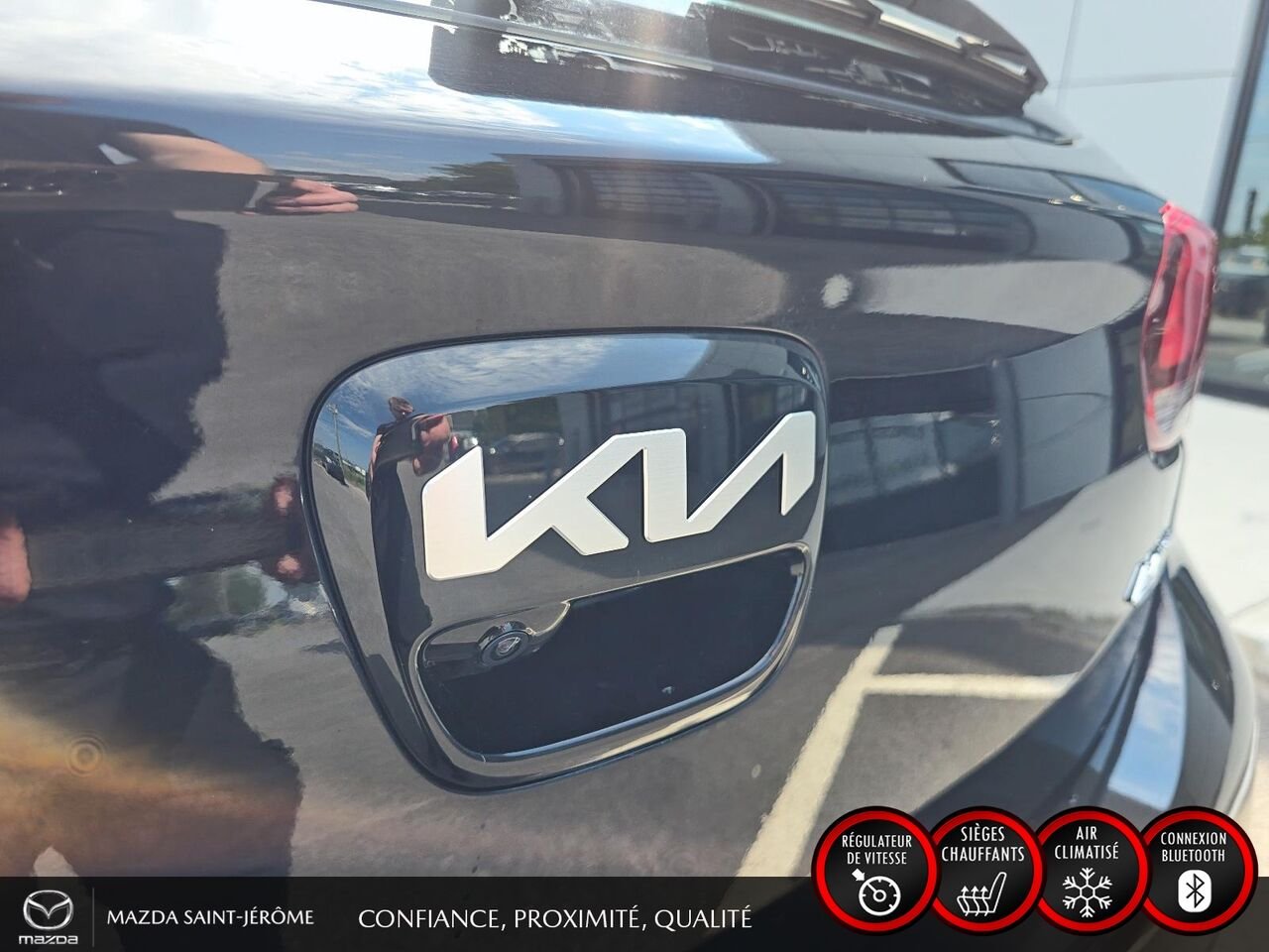 Kia Rio 5 portes LX+ | 50 728 KM | AUTOMATIQUE | CAMÉRA DE RECUL 2023 Noir Saint-Jérôme - photo #7
