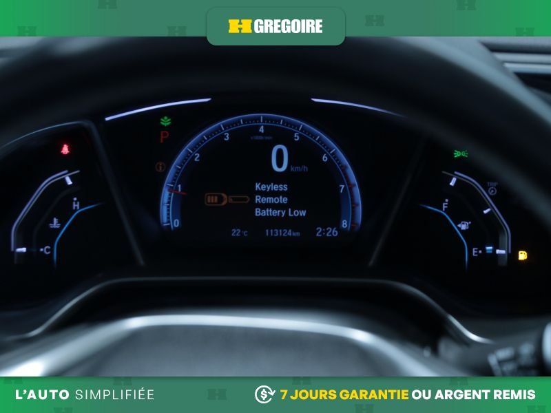 Honda Civic 820892 | TOURING AUTO A/ C CUIR TOIT GR ELECT MAGS CAM RECU 2019 Bleu Laval - photo #19