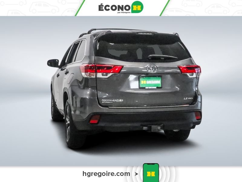 Toyota Highlander 822504 | LE AWD GR ÉLEC A/C BLUETOOTH CAMÉRA MAGS 2018 Gris Laval - photo #5