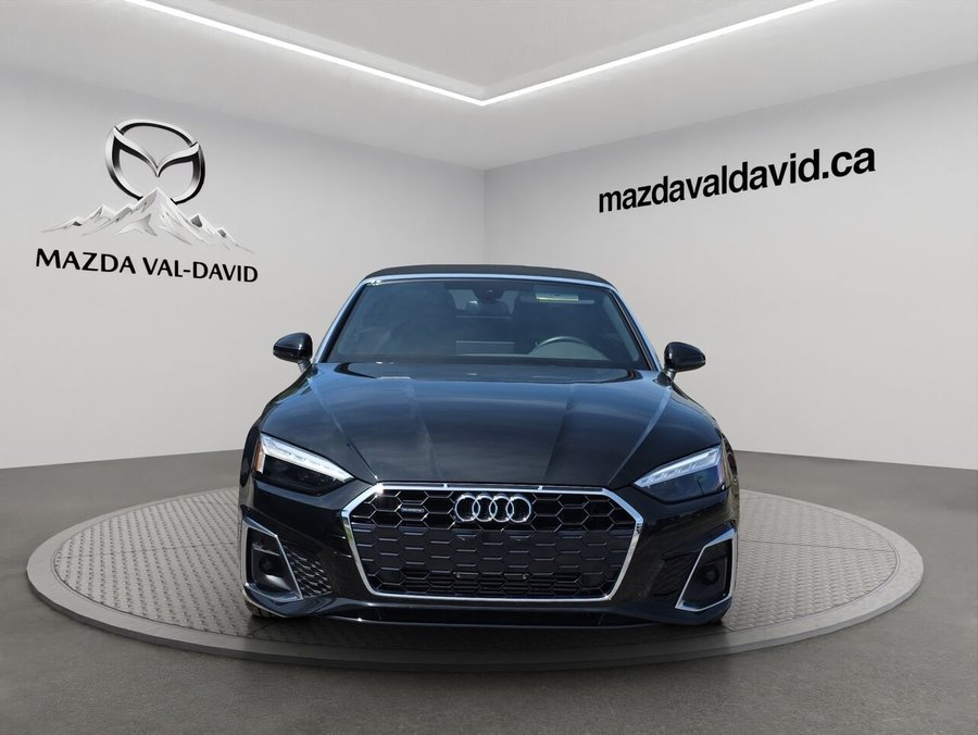 Audi A5 cabriolet Progressiv 45 TFSI quattro, S-LINE, Navigation, Détecteur d'angles morts 2023 Noir