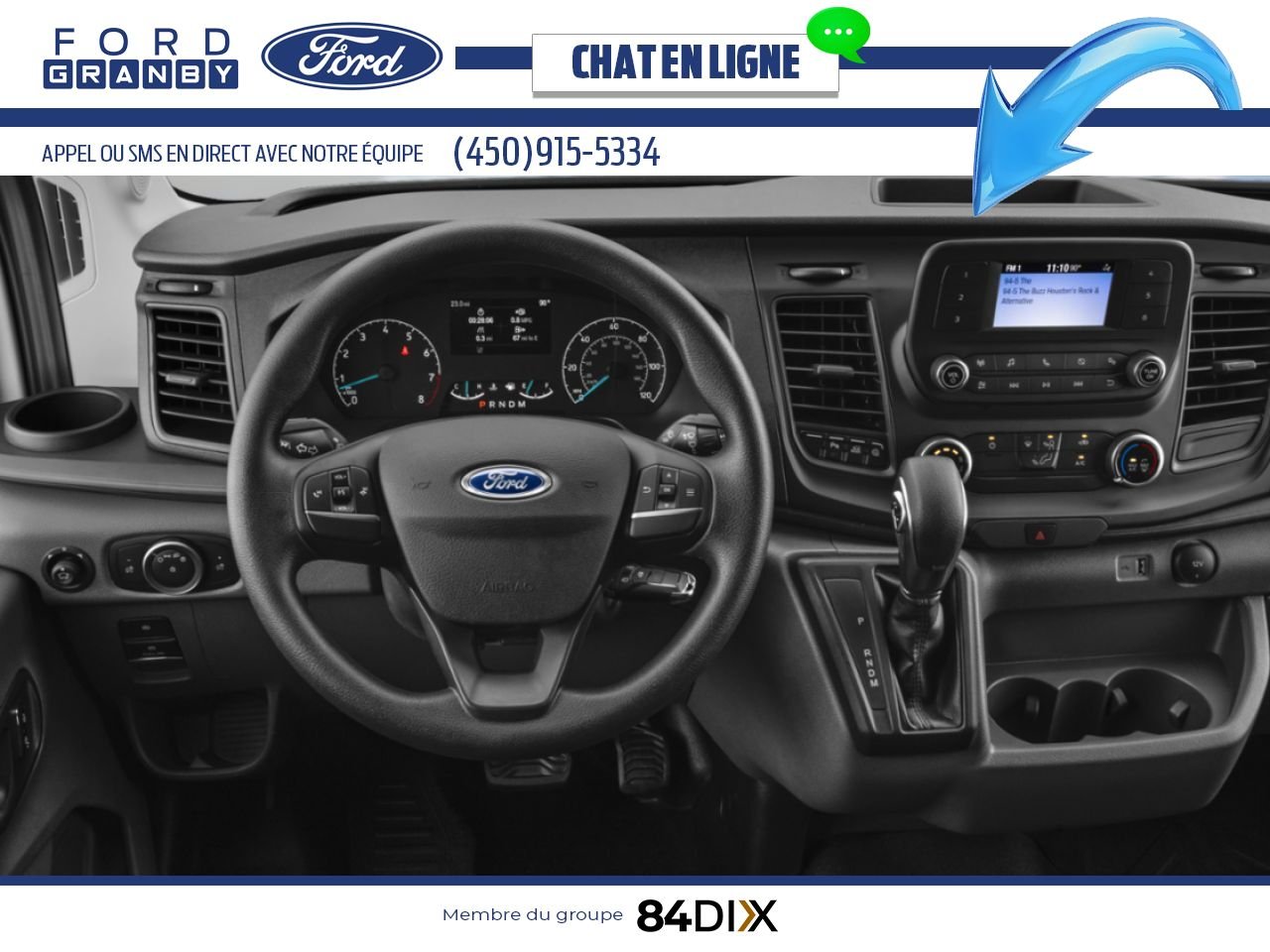 Ford Transit fourgon utilitaire 2025 Blanc Oxford Granby - photo #10
