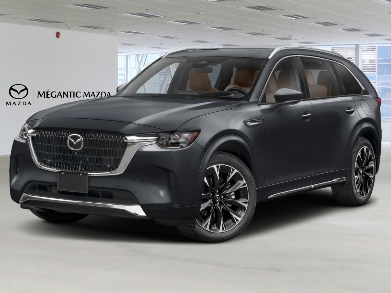 MAZDA CX-90 hybride léger 2026 Noir de jais mica Lac Mégantic - photo #0