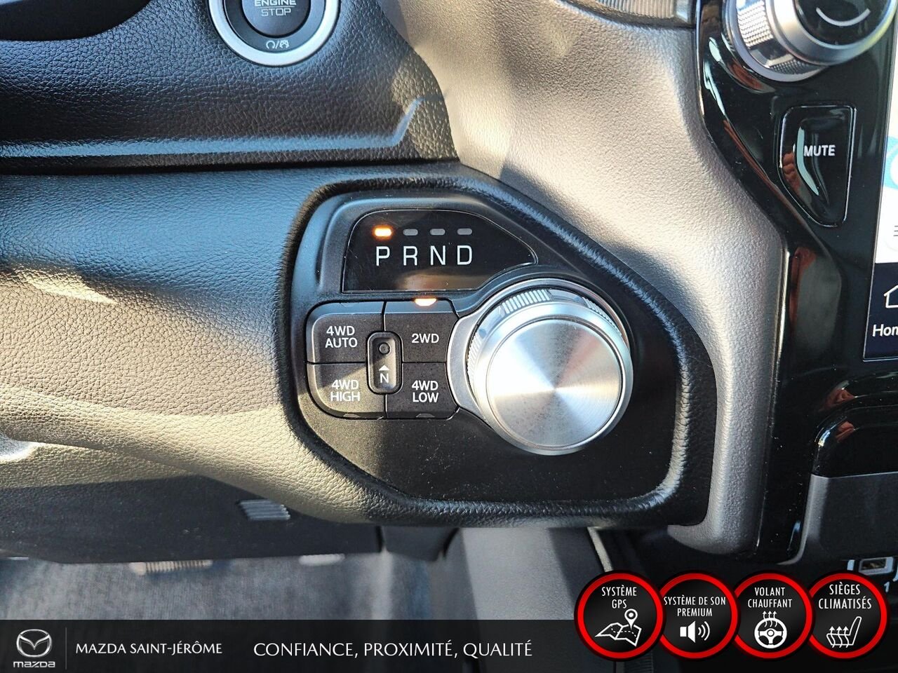 2022 Ram 1500 Sport | caisse de 5 pi 7 po | CUIR | 4X4 | White Saint-Jérôme - photo #19